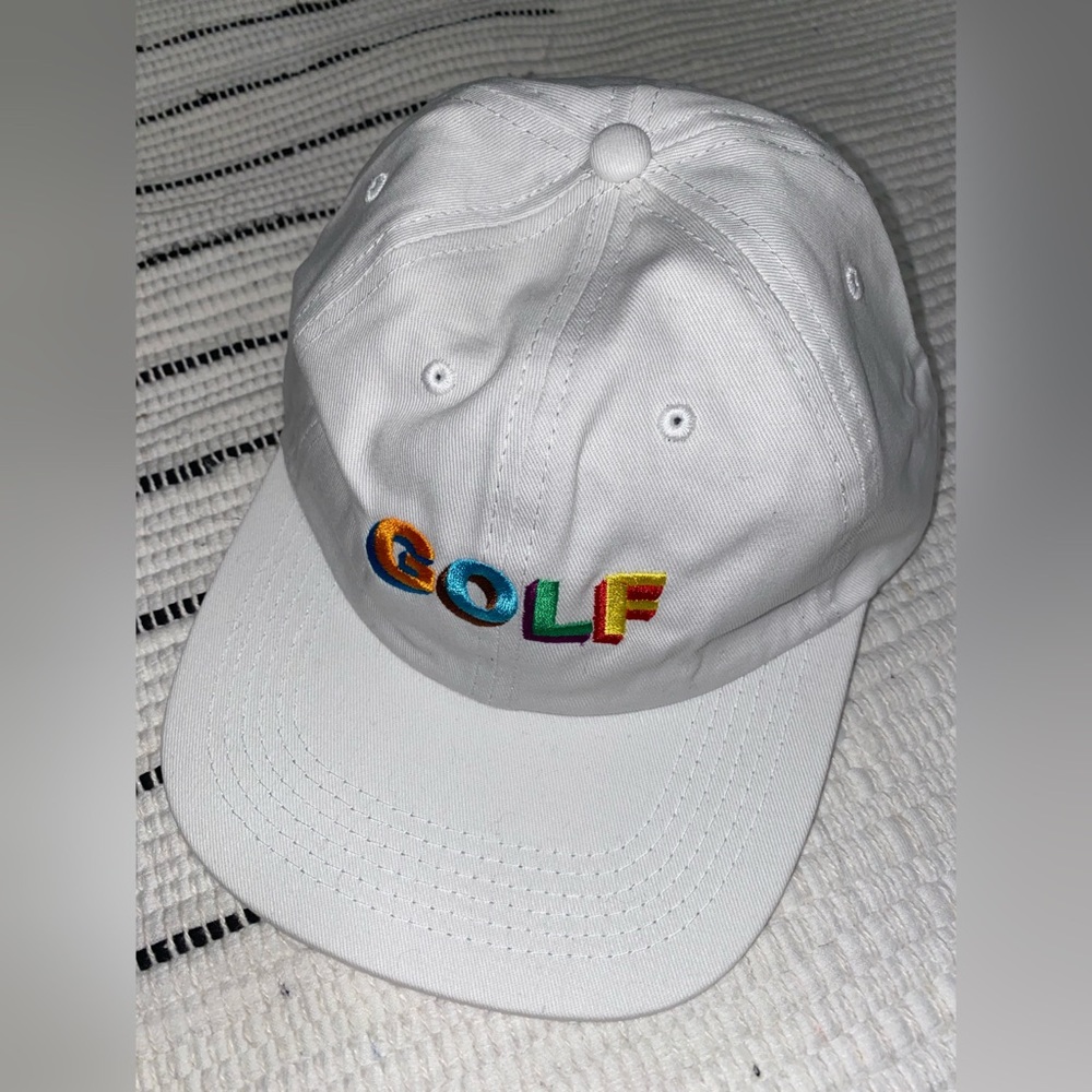 Golf Wang / Tyler, the creator white snapback hat